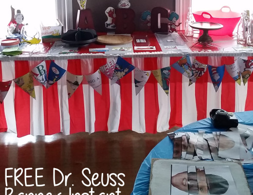 Dr. Seuss Free Banner Instant Download