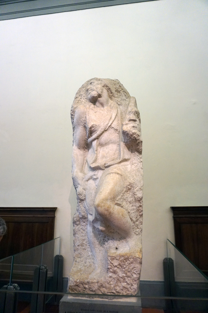 Michelangelo's Unfinished Statue